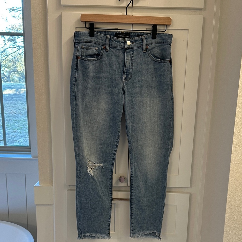 Lucky Brand Classic Blue Distressed Women's Jeans